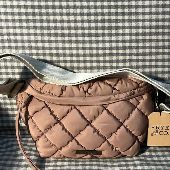 Khaki Quilted Crossbody Bag - Picture 3 of 7